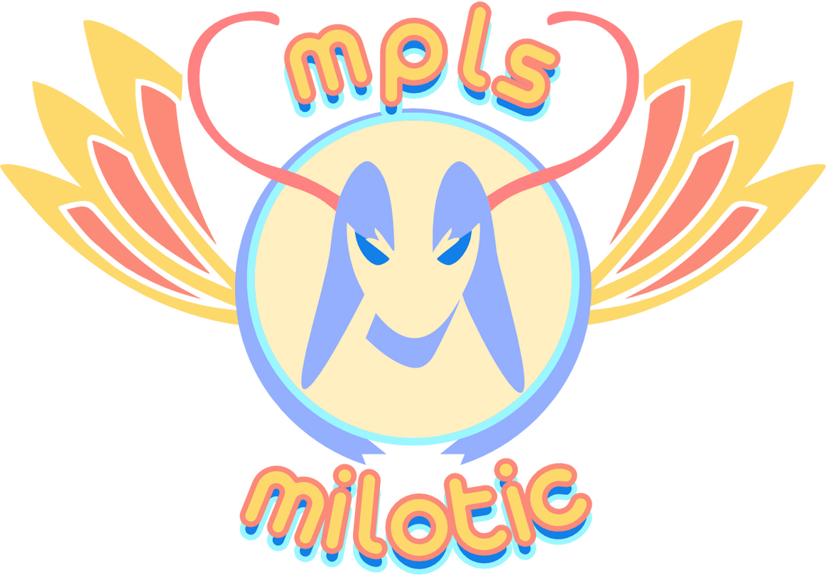 minneapolis milotic. logo for a pokemon draft league team