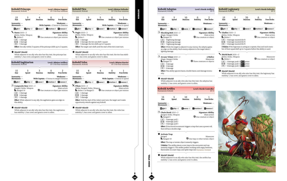 Draw Steel - Monsters. MCDM Productions. 2025.